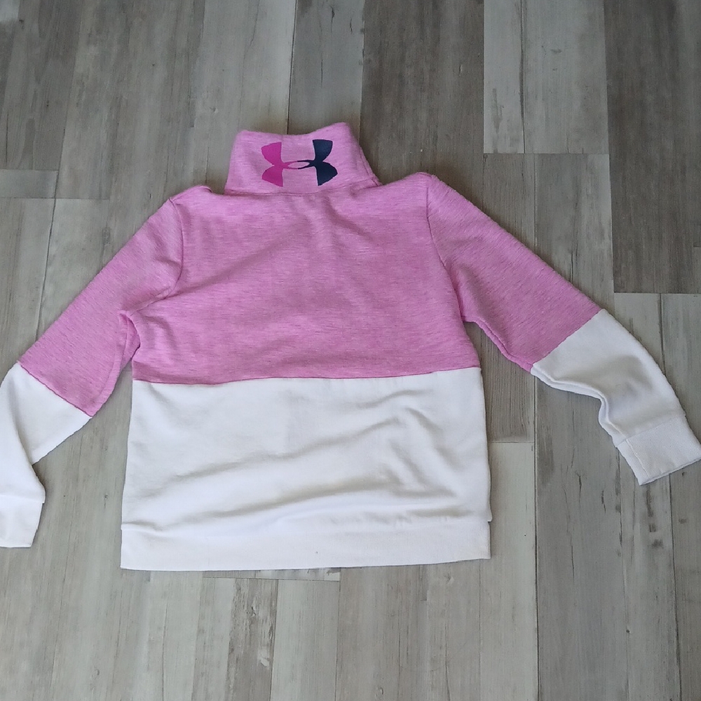 Under Armour Pink Pullover with Logo